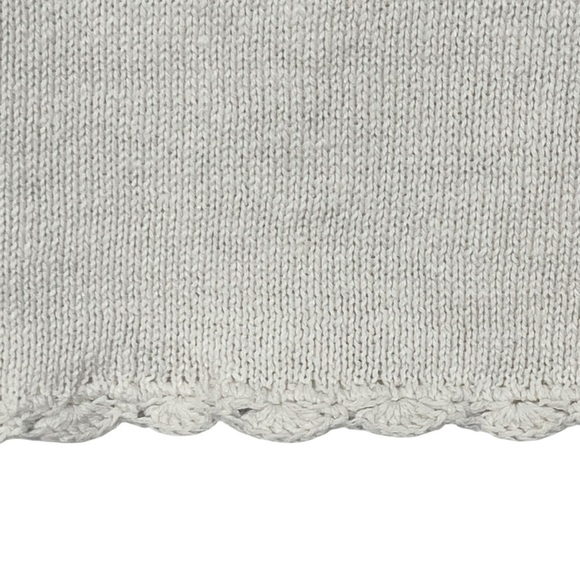 Vintage Faded Glory Crocheted Women’s Cream Tank Top Sweater Size 1X or 2X ? - Picture 5 of 8